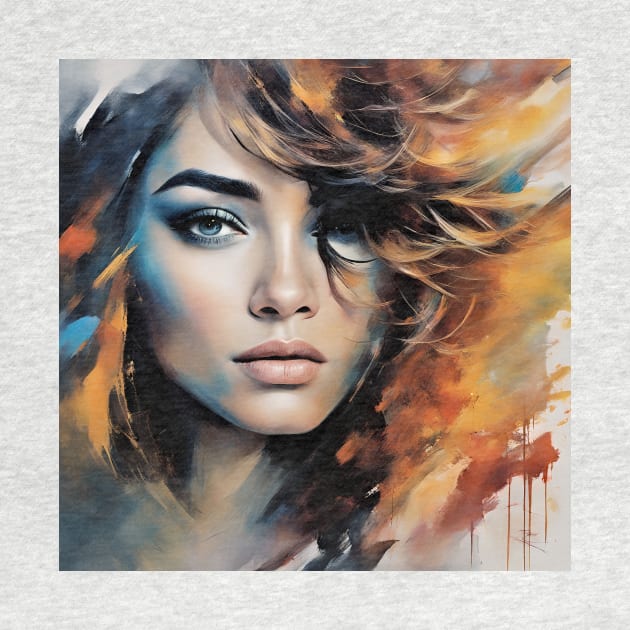 painted beauty of Vanessa Hudgens by bogfl